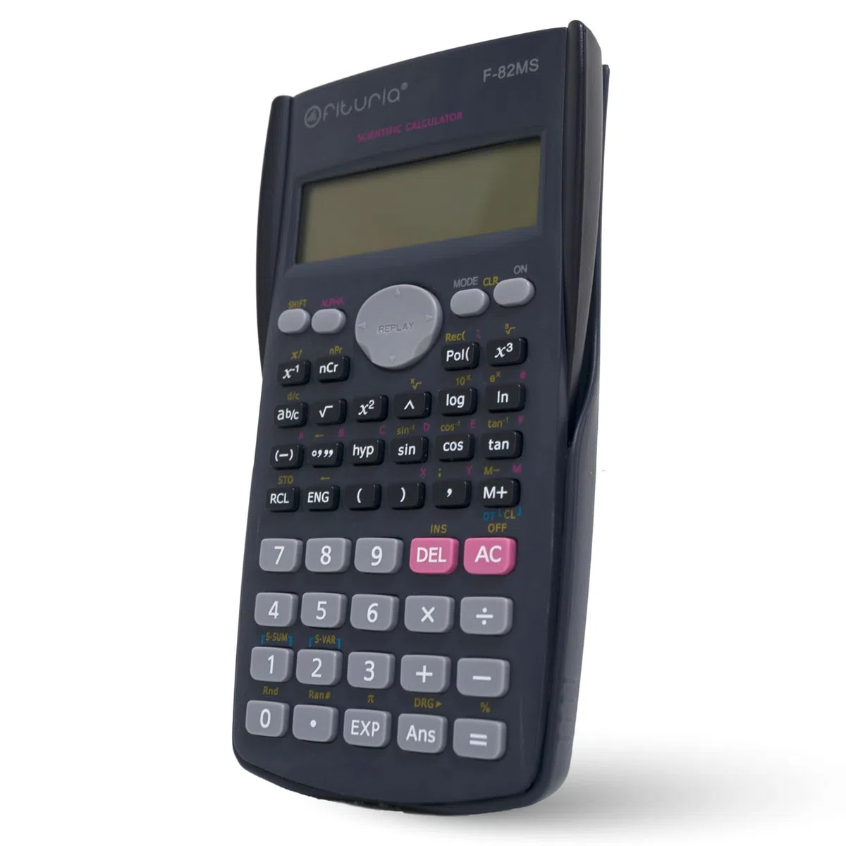 Calculadora científica, Calculadora Digital científica para Ingeniería, Escuela y Universidad, Pantalla 2 líneas, Compatible para Escuelas y Negocios - Ofituria (F-82MS)
