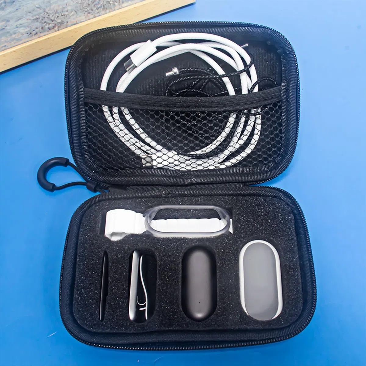Caso de Transporte de Grabadores de Voz para Docking Dock, Carging Cable y Otros Accesorios, AI Voice Recorder Case Duro