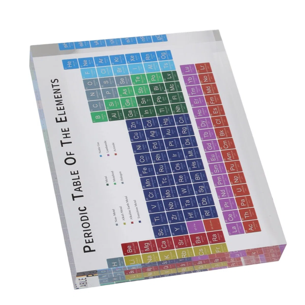 Elementos De La Tabla Periódica Decoración De La Tabla Periódica Acrílica Atractiva Inodoro Portátil Moderno Bonito Regalo Educativo para El Hogar para El Laboratorio S