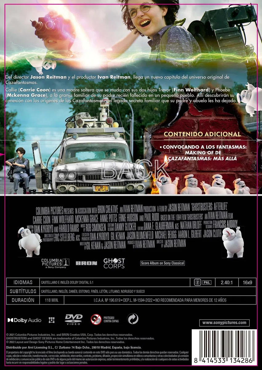 Cazafantasmas: Más allá (DVD)