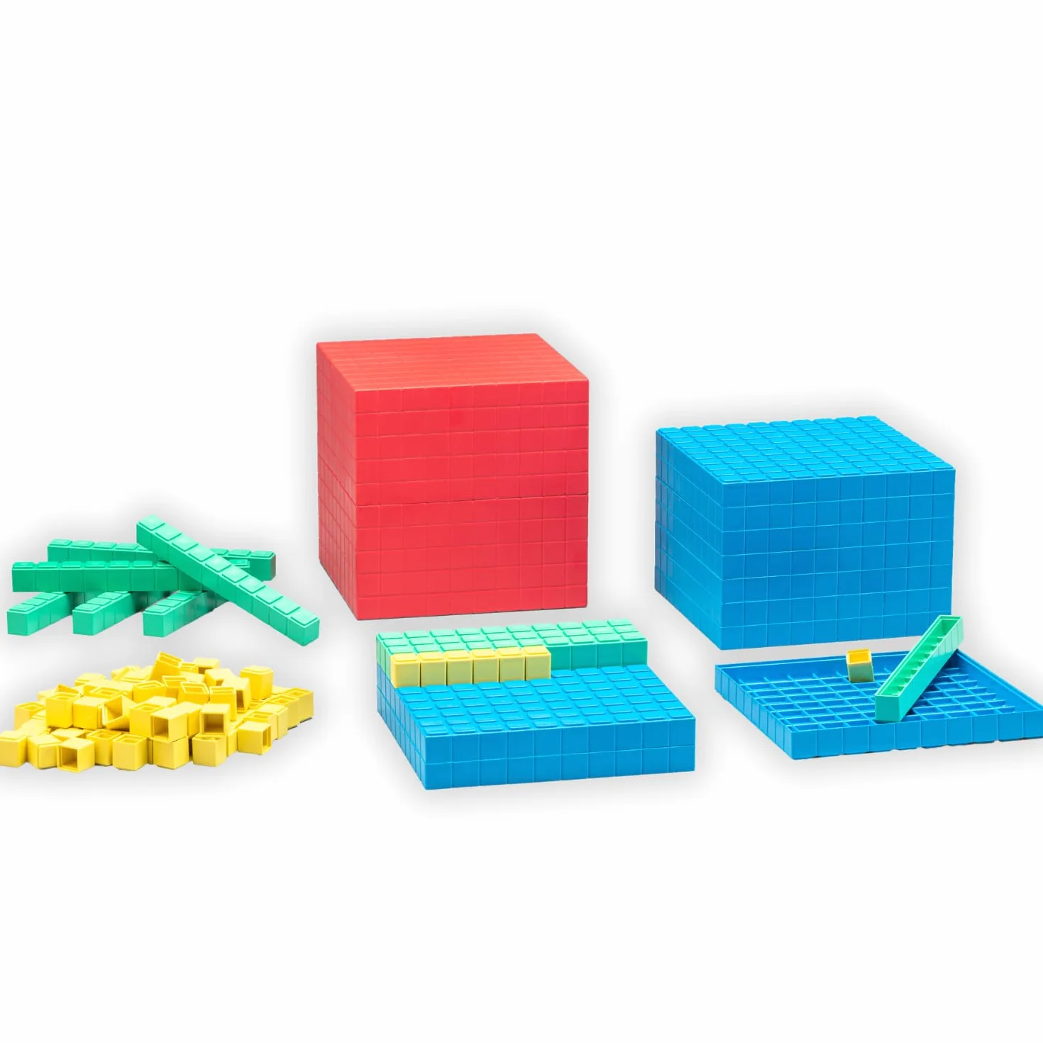 WISSNER® aktiv lernen -Decimales juego de cálculo (121 piezas) - RE-Plastic®