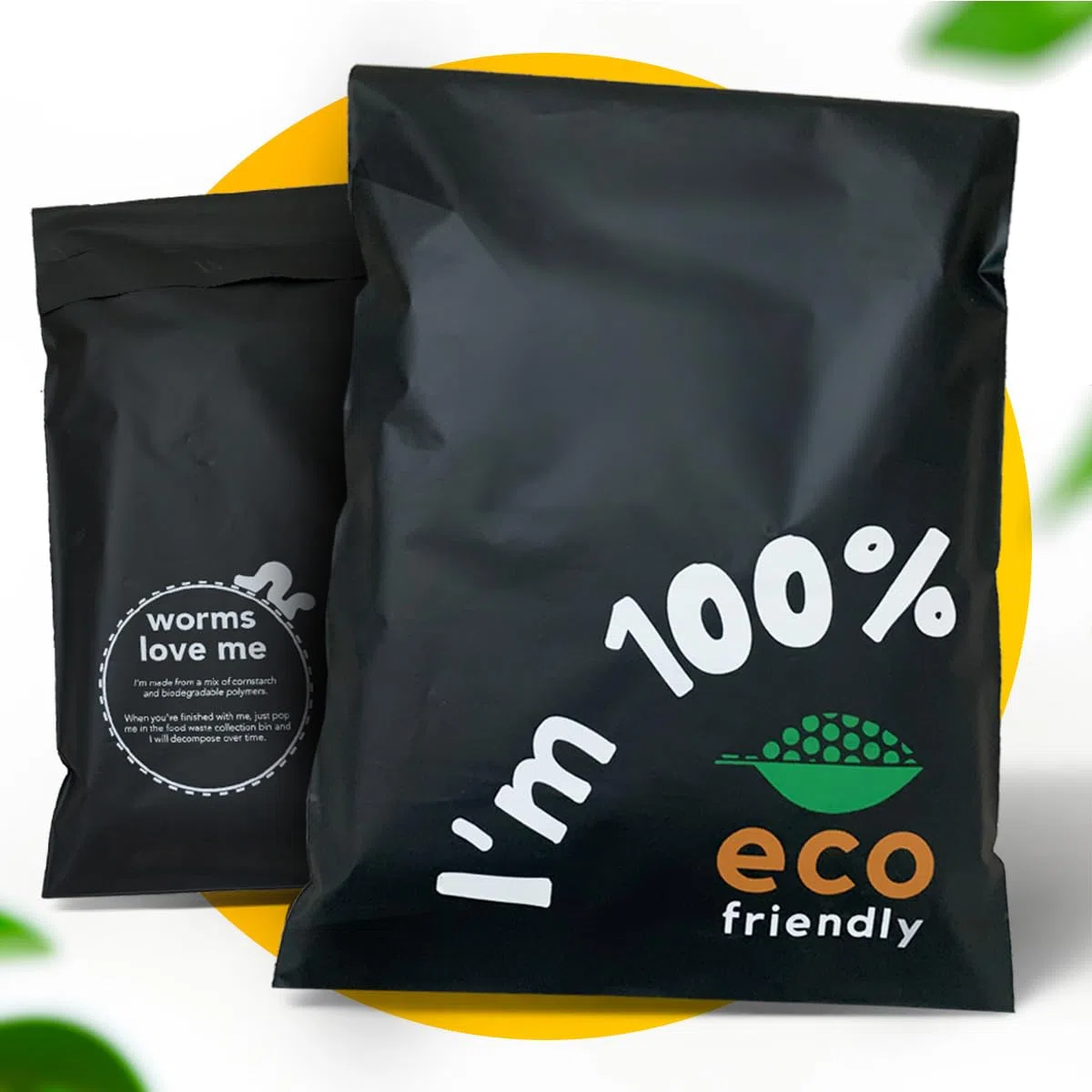 Juego de 25 bolsas de envío compostables | Bolsas de envío certificadas como neutras en carbono | Tamaño: 30 x 40 cm | Simplelifeco