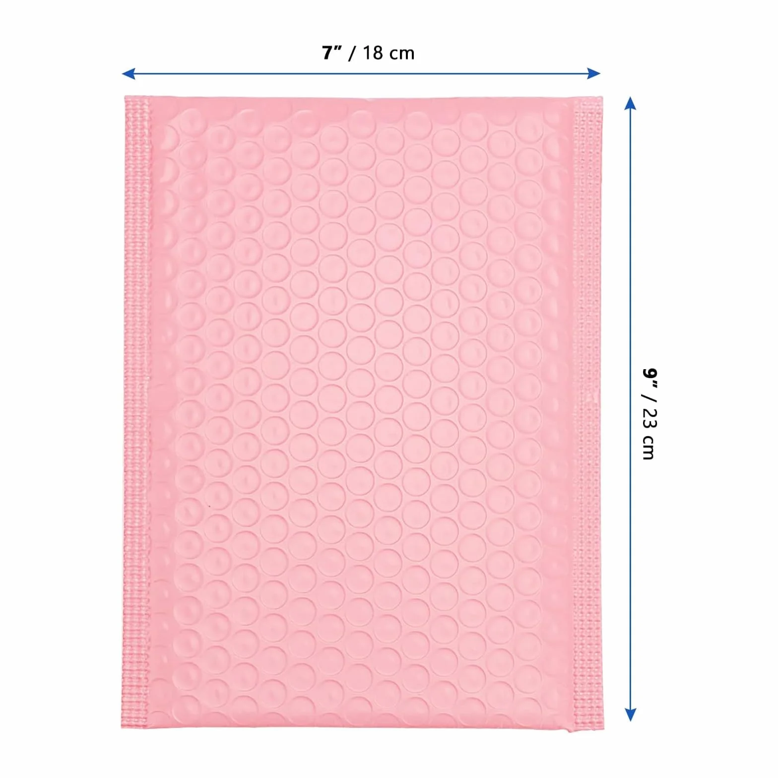 Sobres acolchados de aire A5 rosa 18x23 cm polietileno autoadhesivos 50 unidades