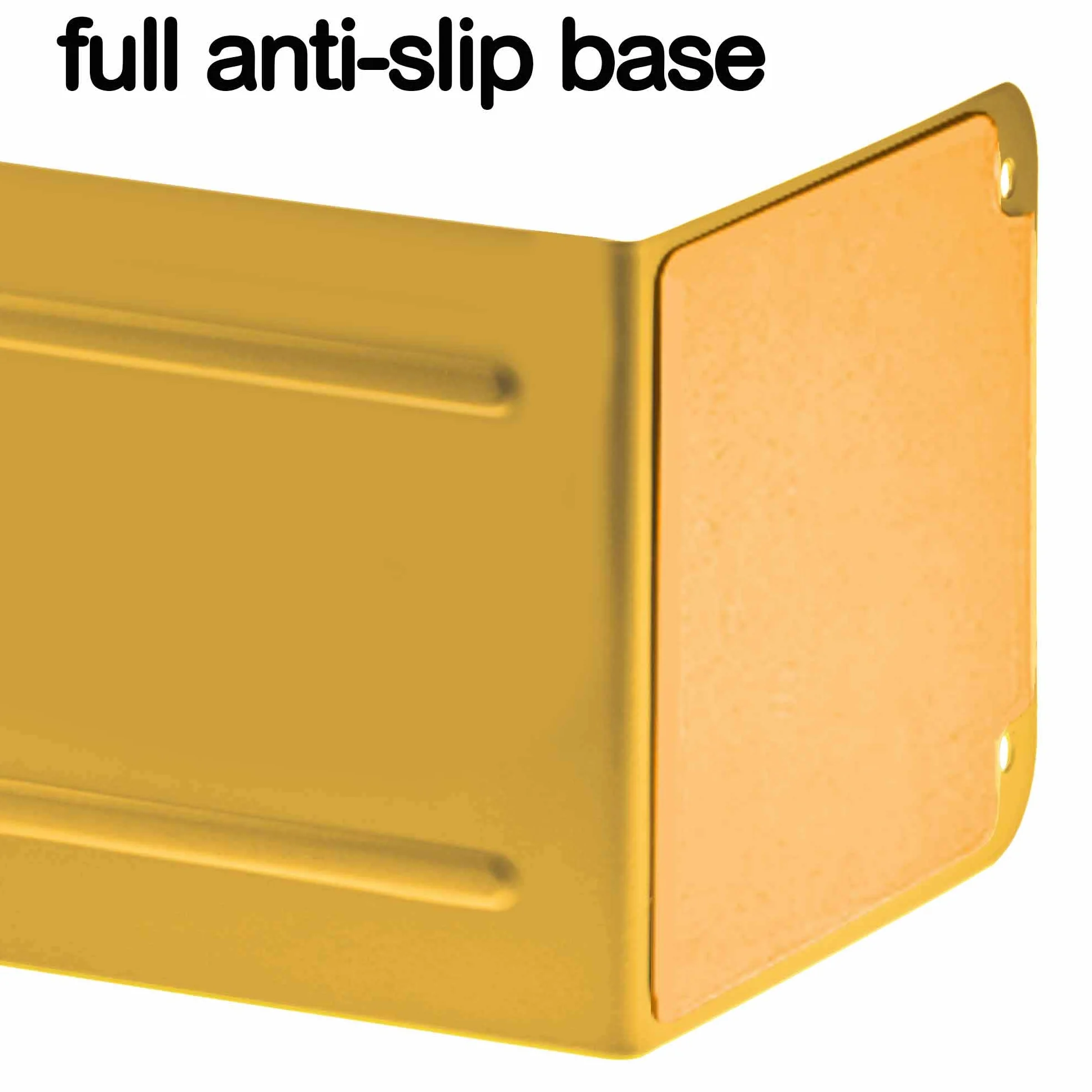 Acrimet Premium Sujetalibros de Metal Resistente (Color Amarillo) (Paquete de 1 par)
