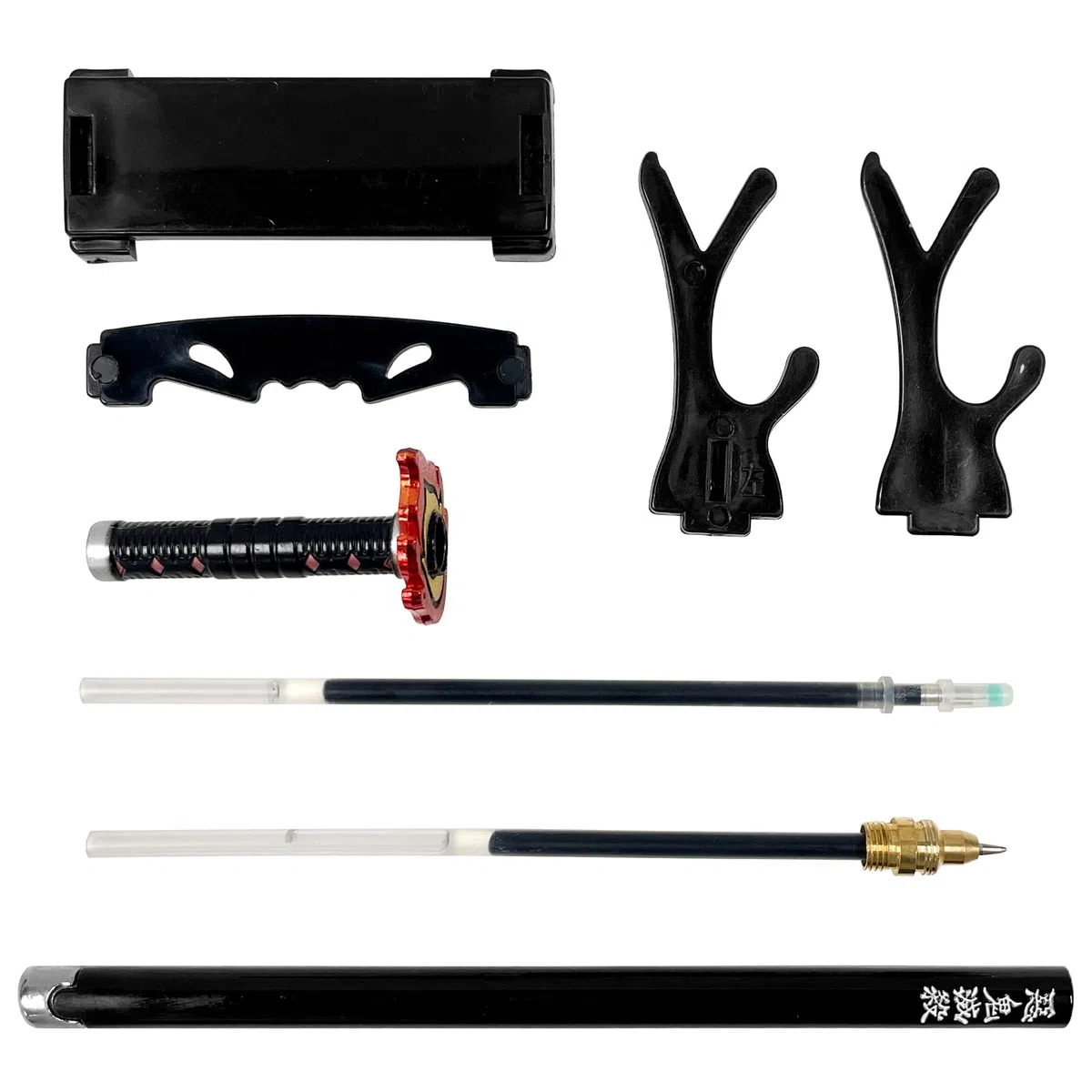 Bolígrafo Demon, Bolígrafo Demonio Katana, Bolígrafo, Lápices De Gel Negro, Bolígrafos Neutrales, Suministros Para Estudiantes, Decoración De Cuchillos