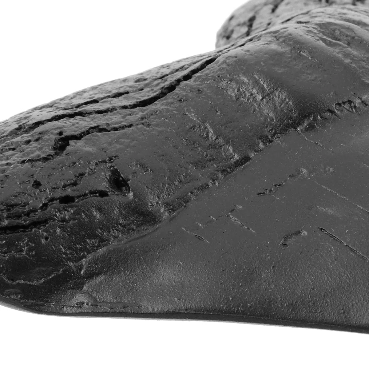 Réplica de Diente Gigante de Megalodón en Resina Negra Realista para Colección y Ornamentación Única de Paleontología