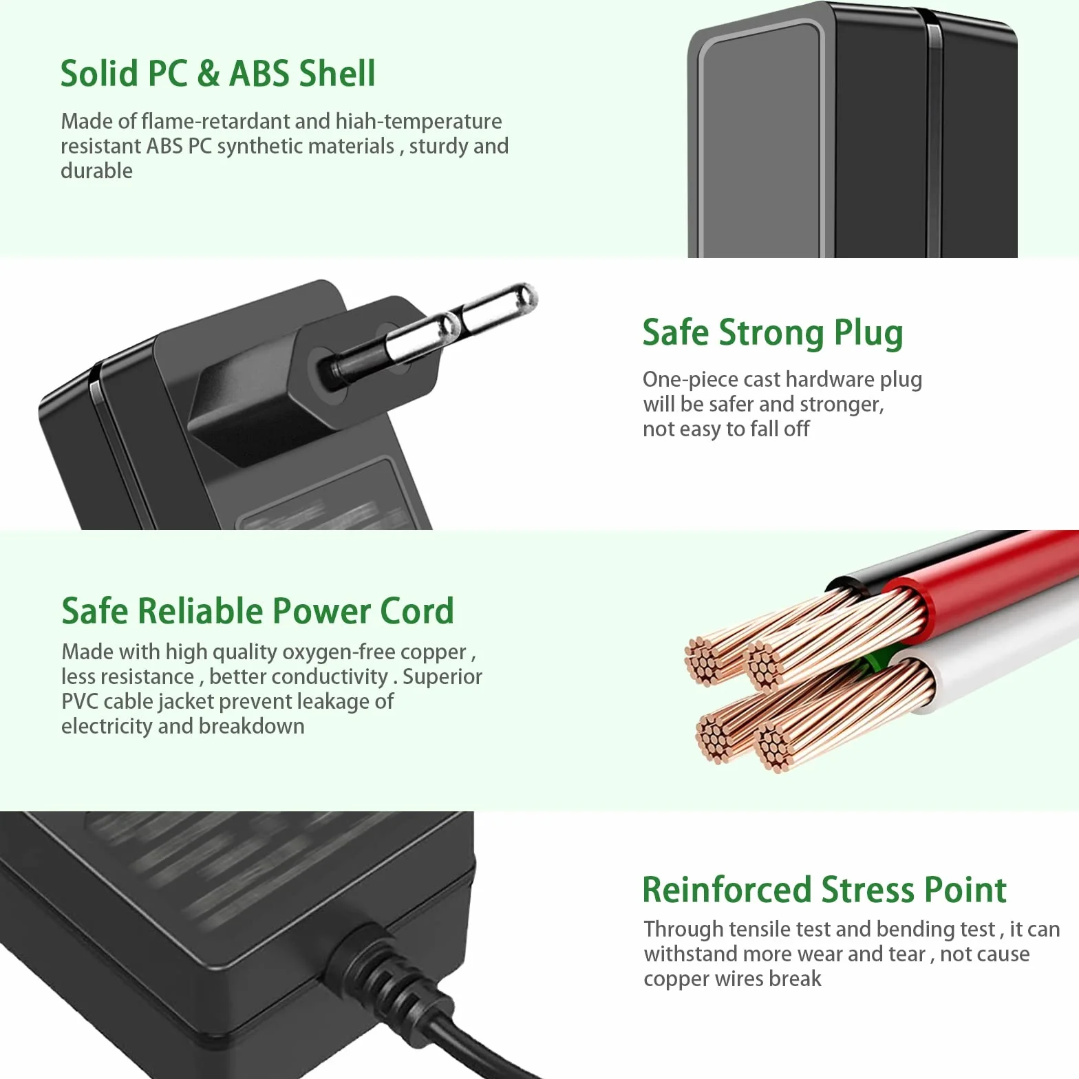 9V 2A Adaptador de alimentación para Dymo LabelManager LM 160 LM 220P LM 210D LM 500TS Rhino 6000 5200 LetraTag LT 100H Plus 100T Plus, para Brother P-Touch PTH110 PT-D210 Label Maker Printer