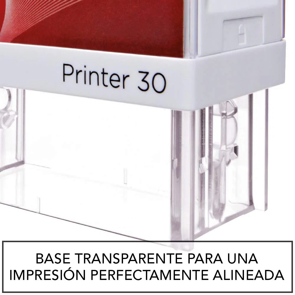 Stamp by Me | Sellos Personalizados | Sello de Caucho Automático para Empresa | Autoentintable | Tinta Negra (47x18mm - 4 líneas)