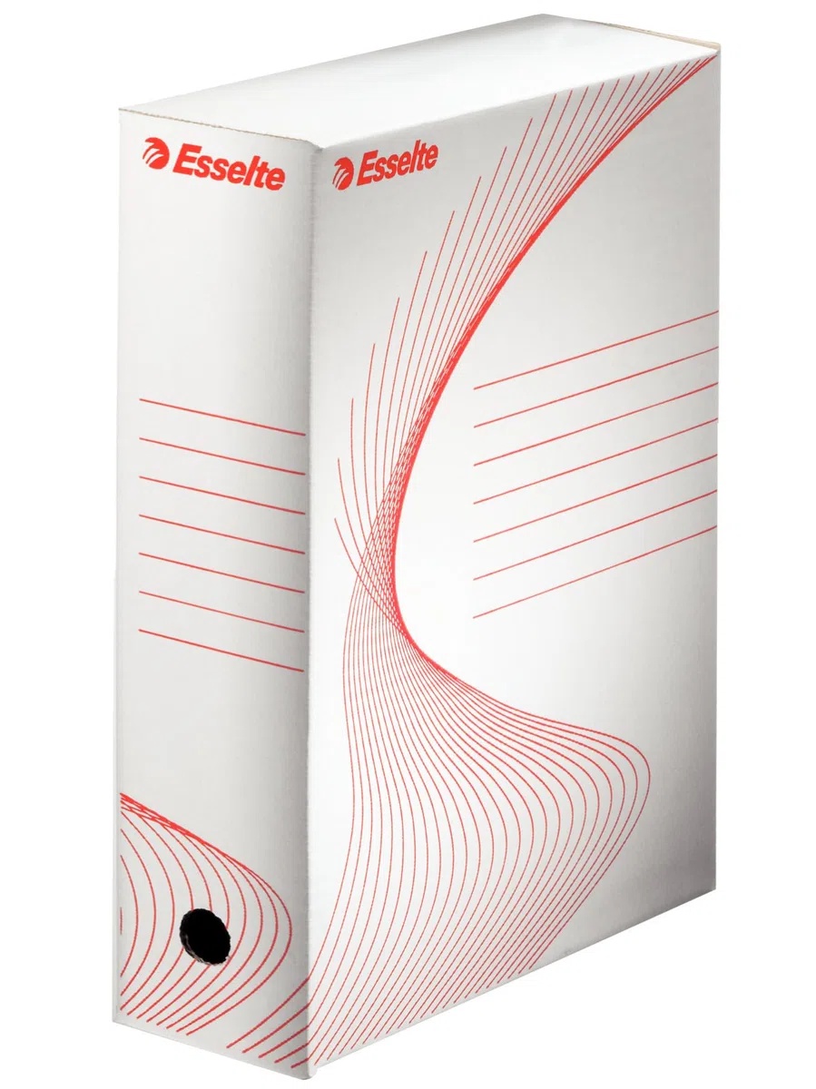 Esselte Group 20172 - Cajas de archivo (10 unidades), color blanco lomo 100mm, pack de 10