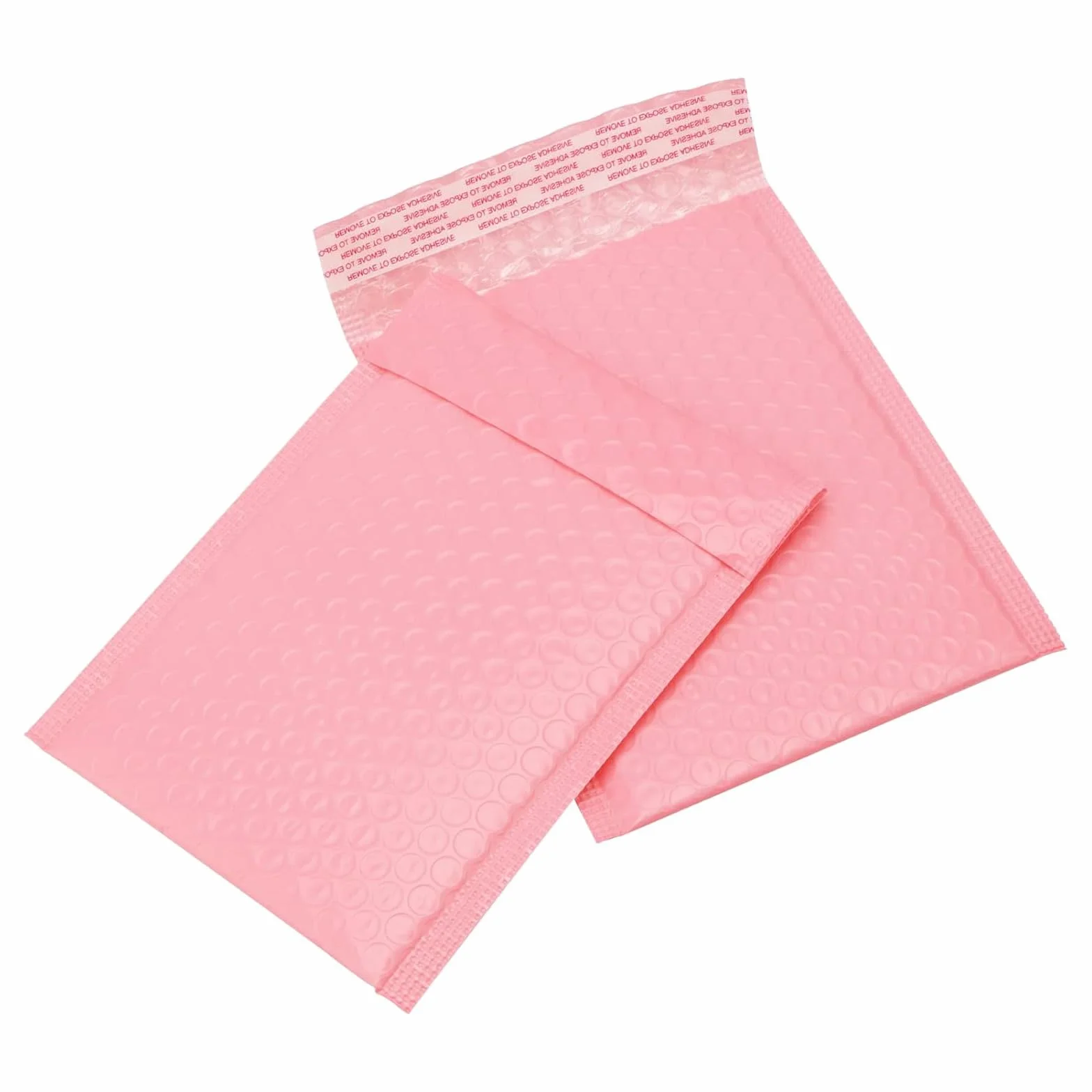 Sobres acolchados de aire A5 rosa 18x23 cm polietileno autoadhesivos 50 unidades