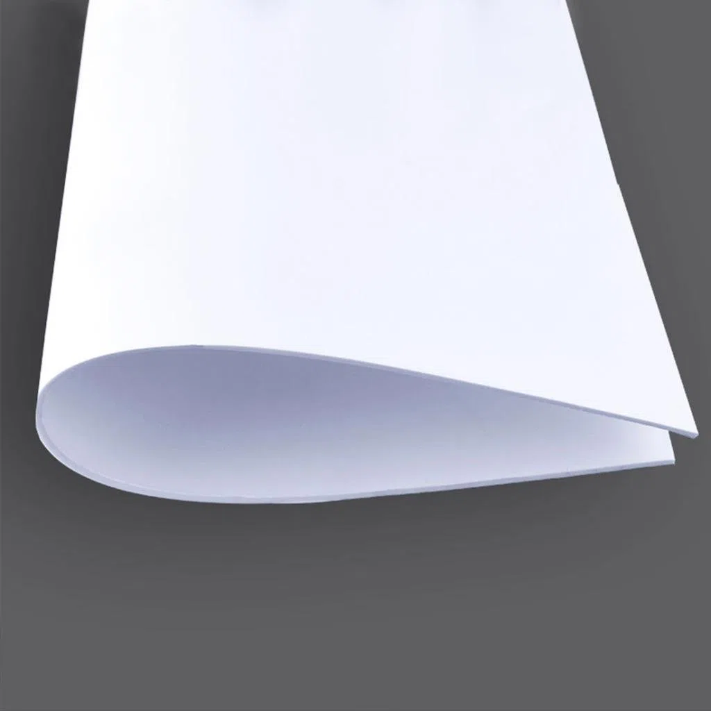 5 Piezas Láminas de PVC para Bricolaje Tablero de Espuma Manualidades Construcción de Modelos 200mm x 300mm x 2mm, Blanco