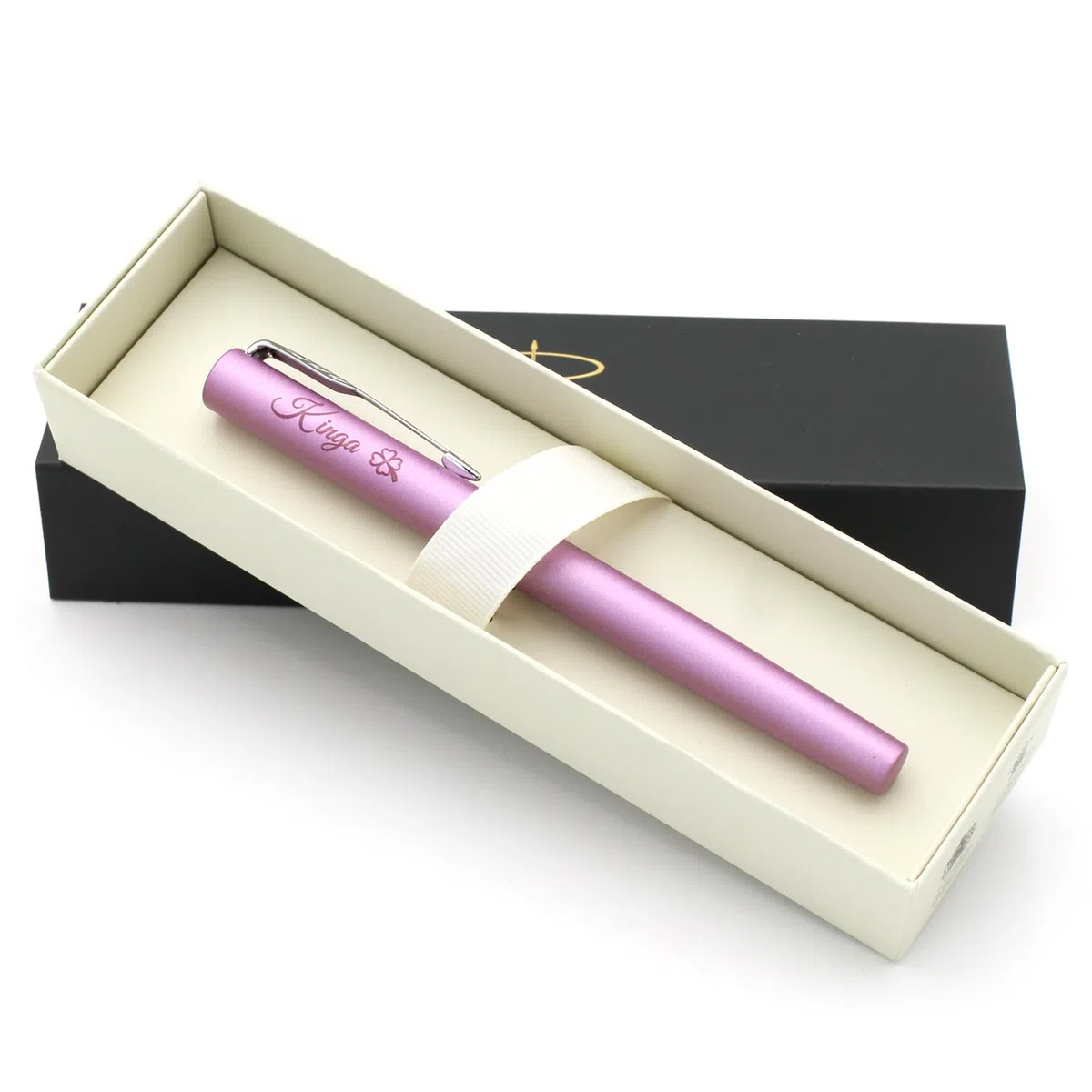 Bolígrafo roller Parker Vector XL personalizado + caja de regalo (Lila) | Pluma grabada a medida con nombre | Regalo único para él o para ella
