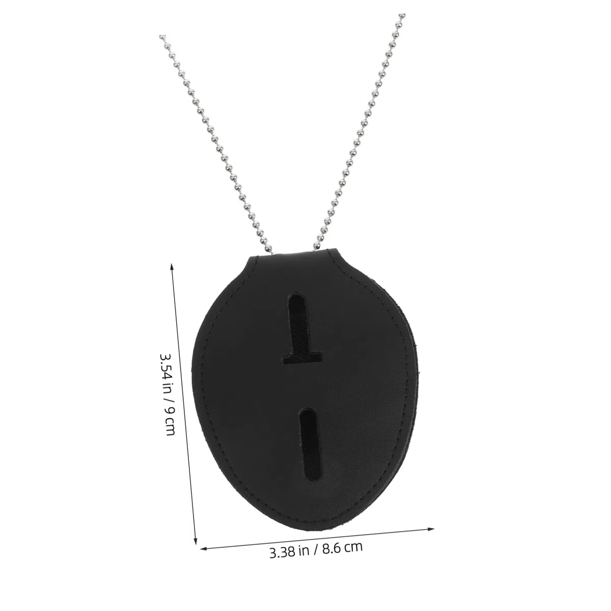 STOBOK Porta Clip De Placa De Policia Clip Para Cinturón Porta Insignias Para Cinturón Titular De La Insignia De La Cadena Del Cuello Portátil Conjunto De Soporte Aleación De Aluminio