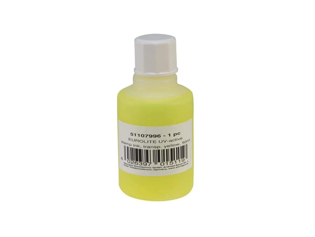 Eurolite - Tinta Invisible para Sellos de Caucho, Color Azul