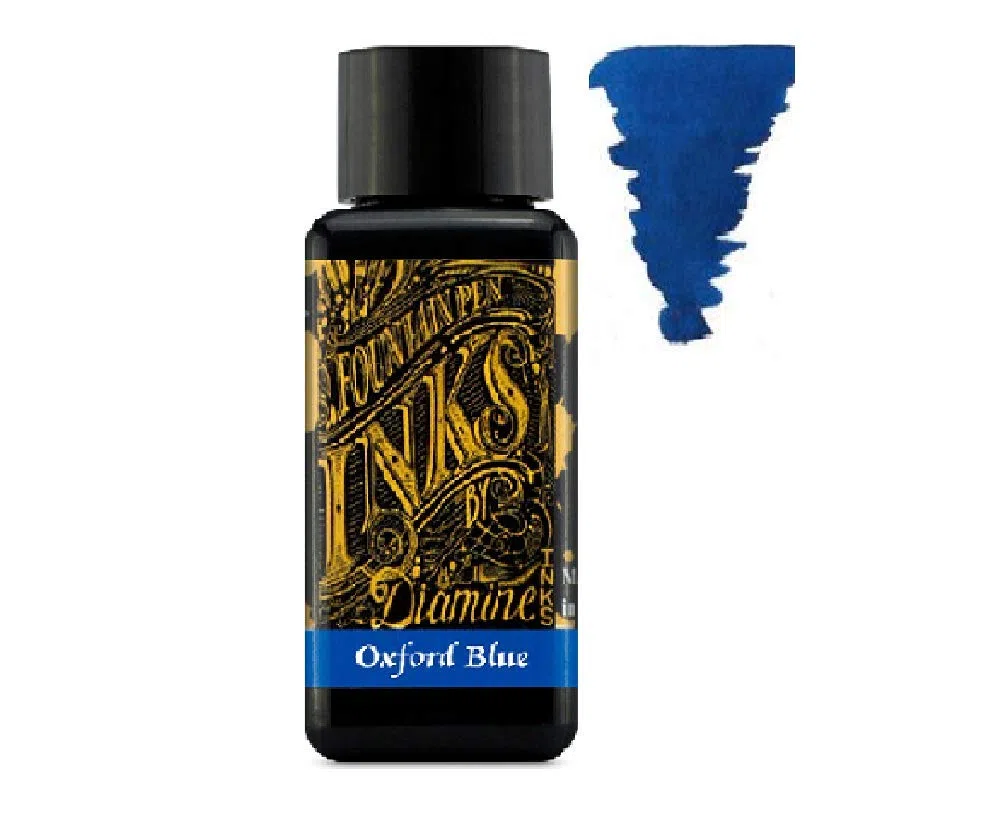 Diamine - Tinta para pluma estilográfica, 30 ml, color primario, 3 botellas – Oxblood & Oxford Blue & Green Black