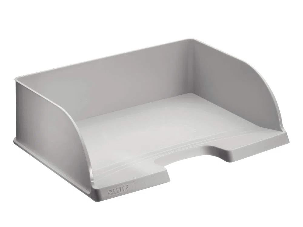 LEITZ 52190085 - Bandeja Plus JUMBO de acceso apaisado color gris