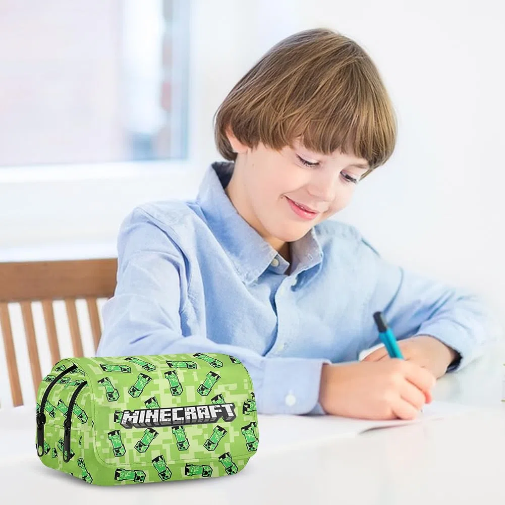 Estuche para lápices, Estuche Escolar Grande Capacidad Caso de lápiz para Niños y Niñas, Estuche para Lápices Portable Estuche Organizador para Niña Niños -C