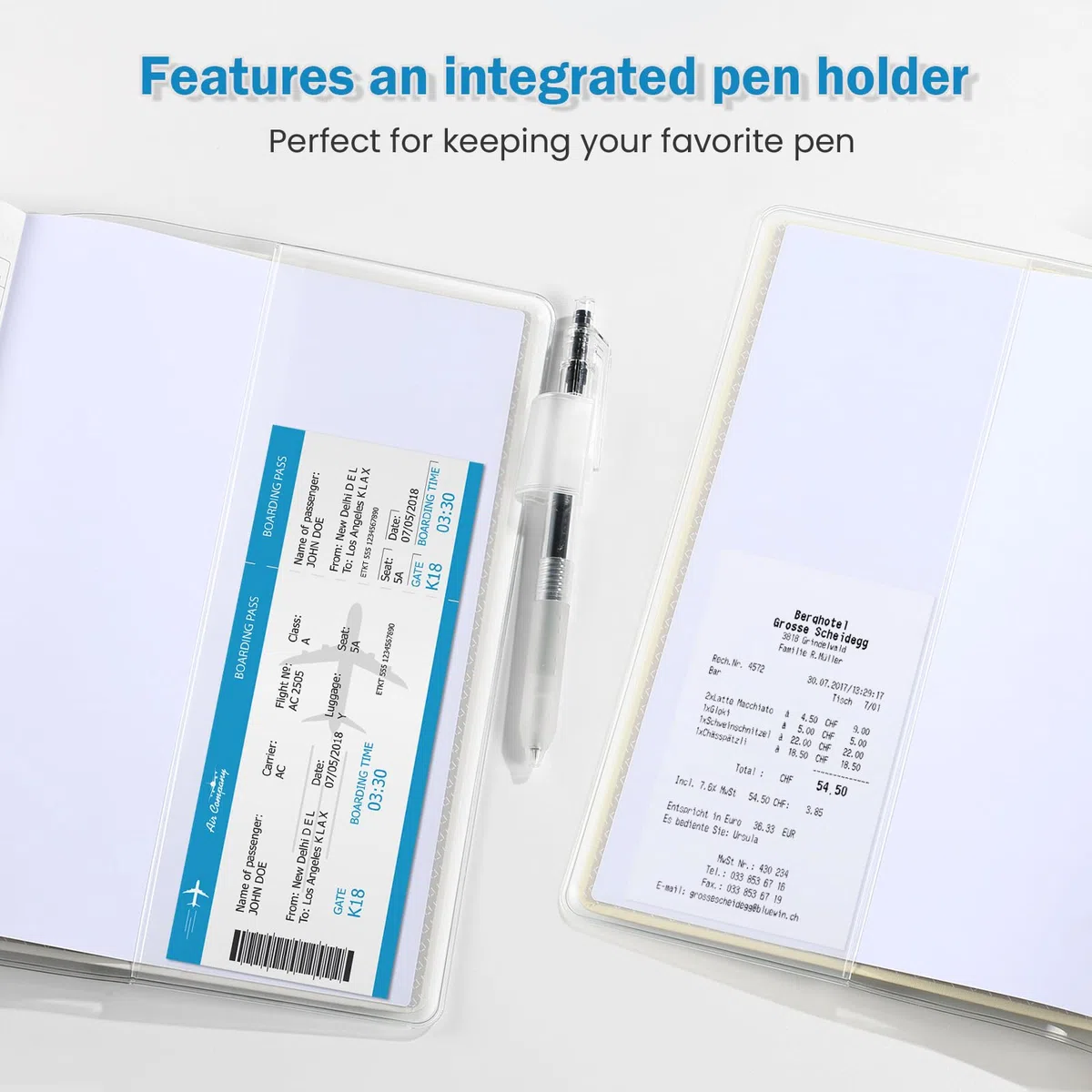 Funda transparente para agenda A5, compatible con Hobonichi Techo Cousin 2026 A5, compatible con Midori A5, protector para cuadernos Stalogy (paquete de 1)