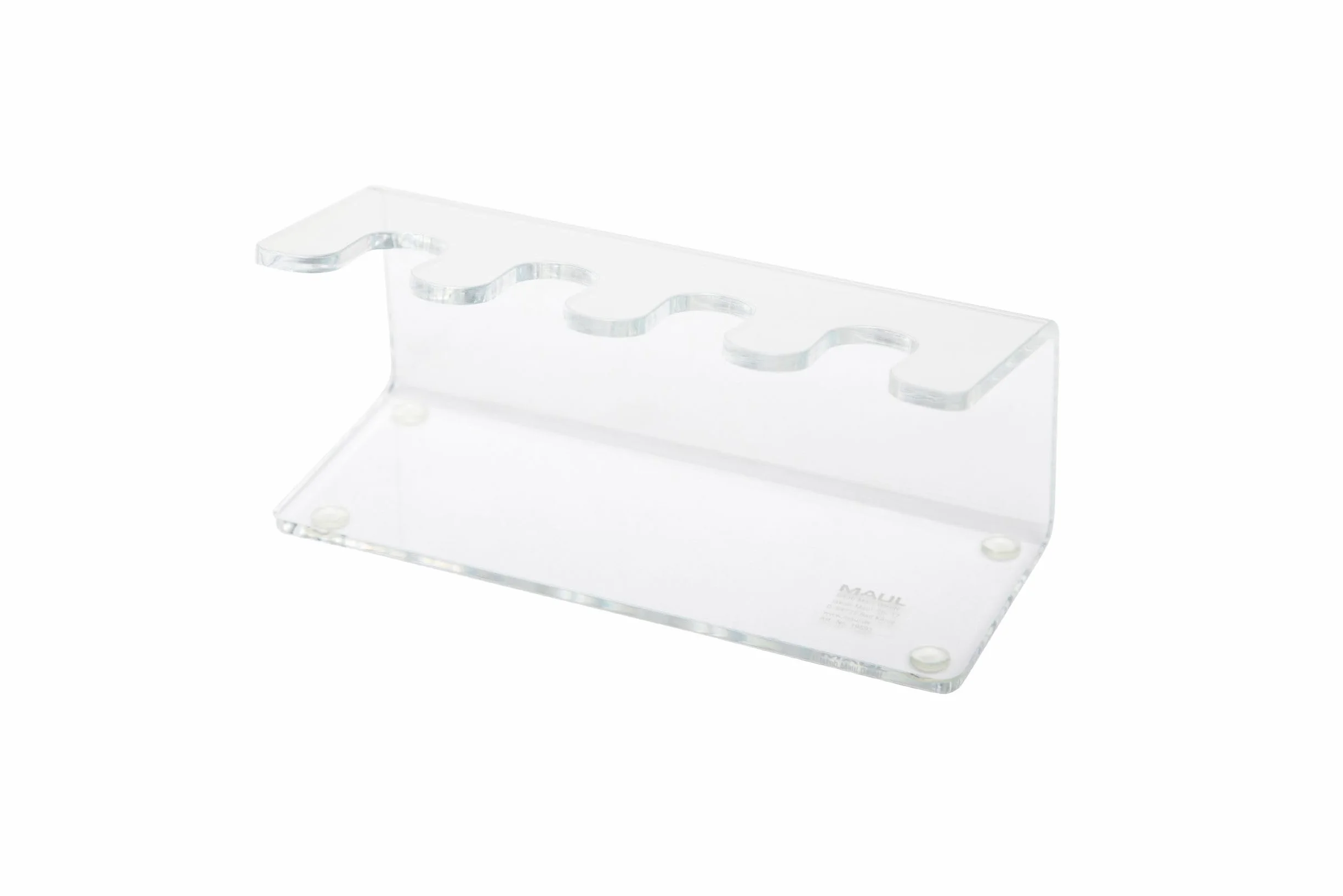 Maul 19593-05 - Soporte para sellos de oficina (estable, para 4 sellos), transparente