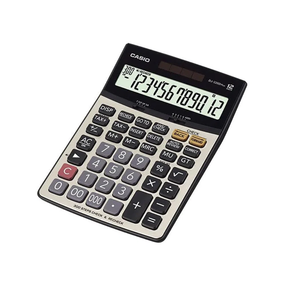 Casio Calculadora de Escritorio DJ-220D Plus
