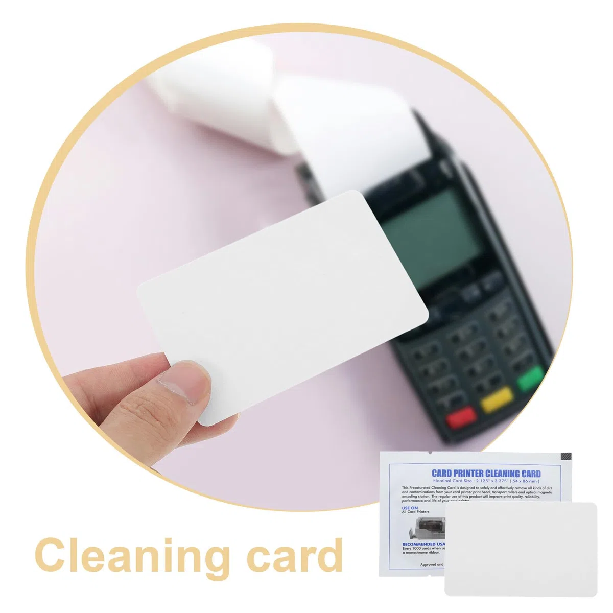 Kit De Limpieza De 15 Toallitas para Impresoras Contadores De Billetes Lectores De Tarjetas Inteligentes Y Detectores De Billetes PVC