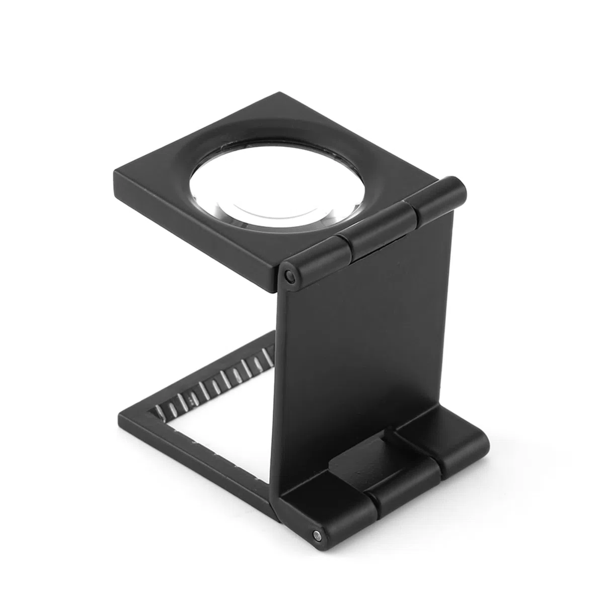 Haofy Plegable de 10 x 28 mm, de aleación de Zinc de 3 Plegables, de aleación de Zinc con Escala para Herramienta de inspección óptica de joyería Textil