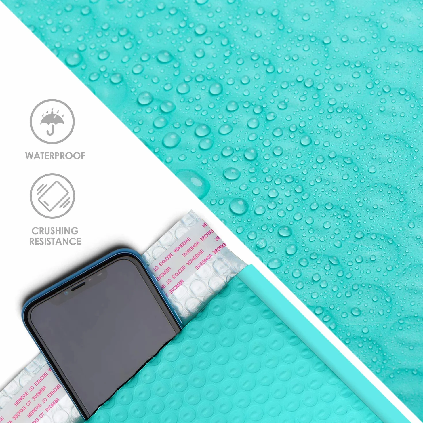 Sobres acolchados A5 15,3 x 22,9 cm colores surtidos 50 uds con forro de burbujas