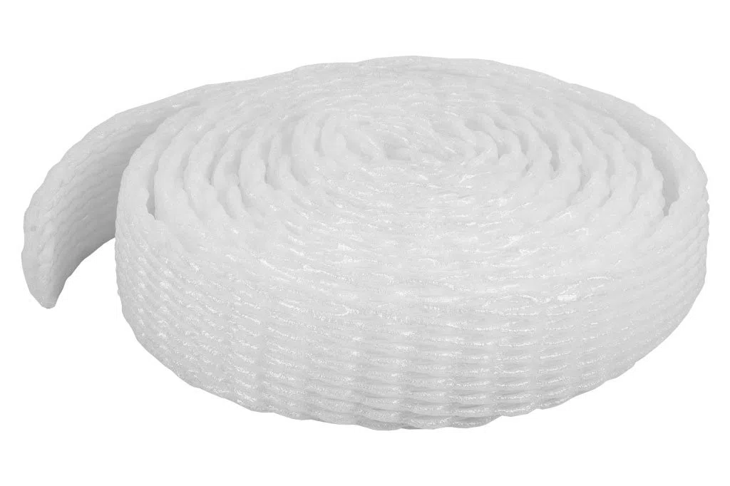 Cofan Rollo de malla tubular de espuma elástica | Protege y asegura objetos frágiles | Se amolda y adapta
