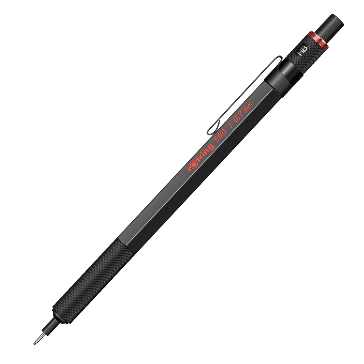Rotring 500 portaminas de 0,7 mm, cuerpo negro