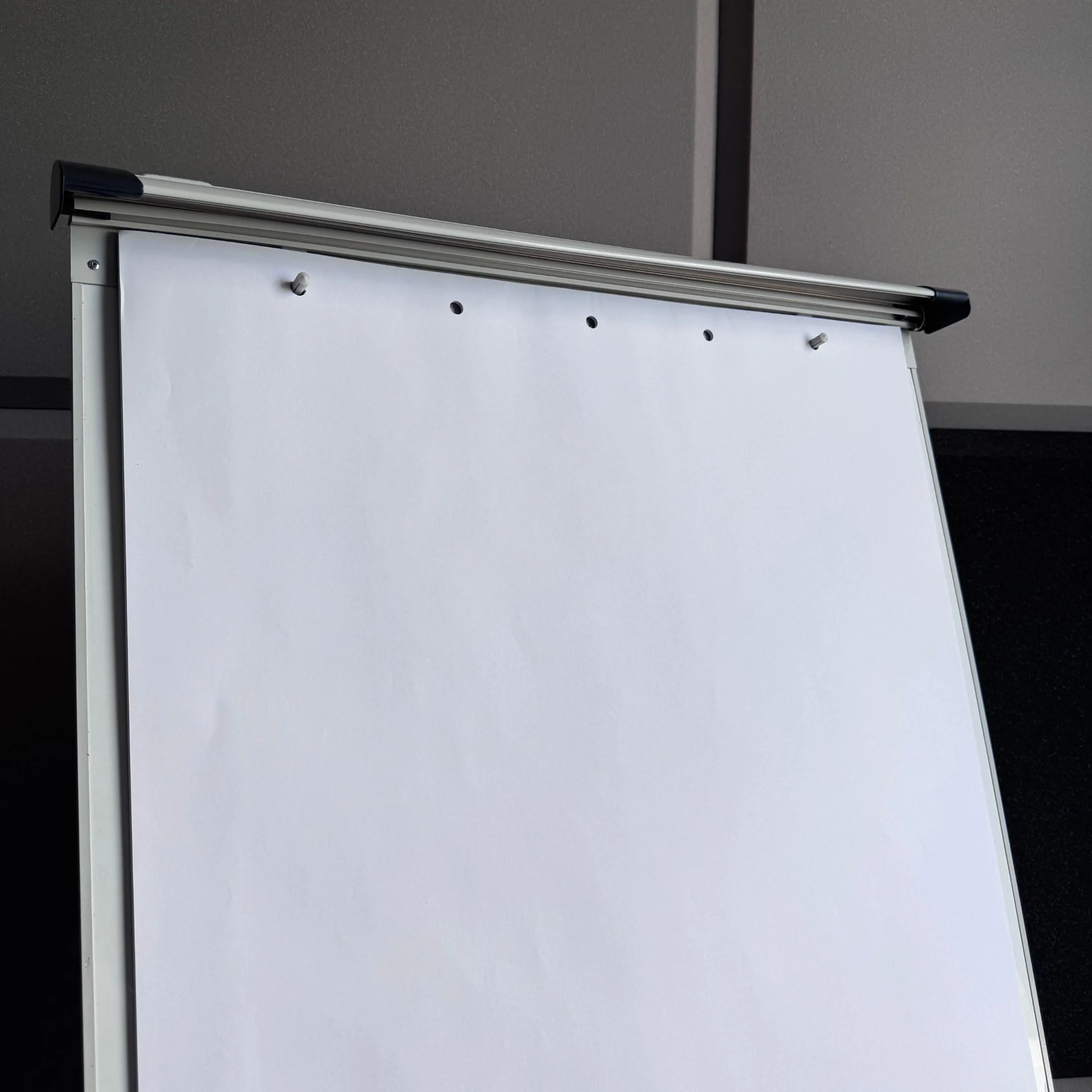D.RECT Bloc de Flipchart Blanco 650x1000 mm - Bloc de Papel para Rotafolios de 80 g/m², 50 Hojas, 5 Orificios - Ideal para Oficina, Presentaciones y Hogar