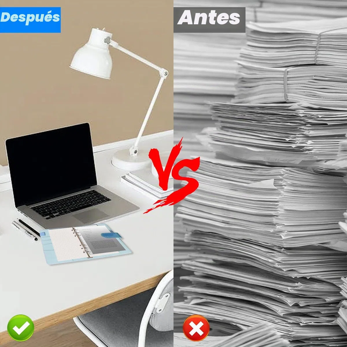 Fundas Plástico A5 Transparente Perforada, 100 Unidades, Multitaladro, 120 µ Para Folios, Proteger Papel, Archivos y Documentos