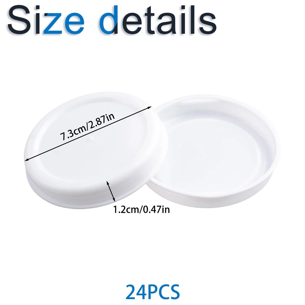 INCREWAY 24 fundas de cartón para tubo de correo, cubierta protectora de plástico para papel, tapas de plástico de tapón interior, tapones finales para tubos de correo, documentos, pósteres