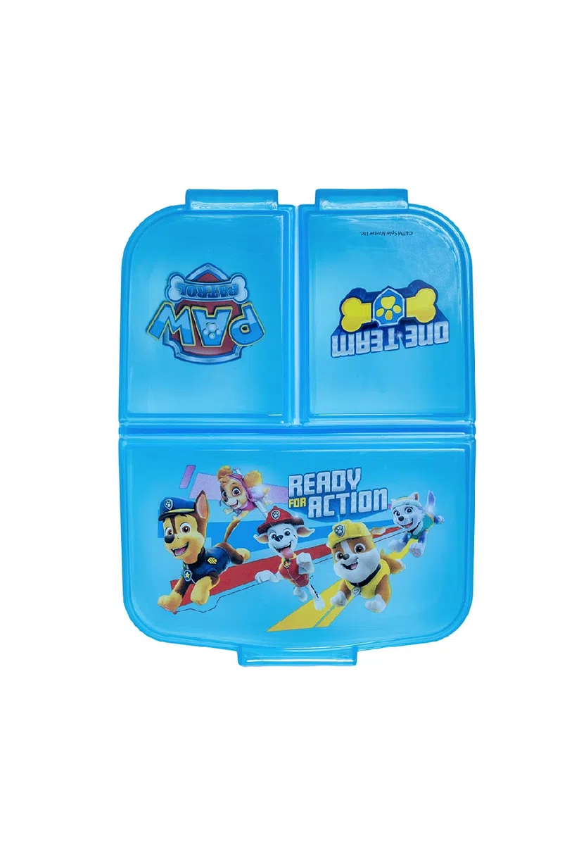 Paw Patrol - La Patrulla Canina caja de almuerzo fiambrera caja de comida para niños con 3 compartimentos separados