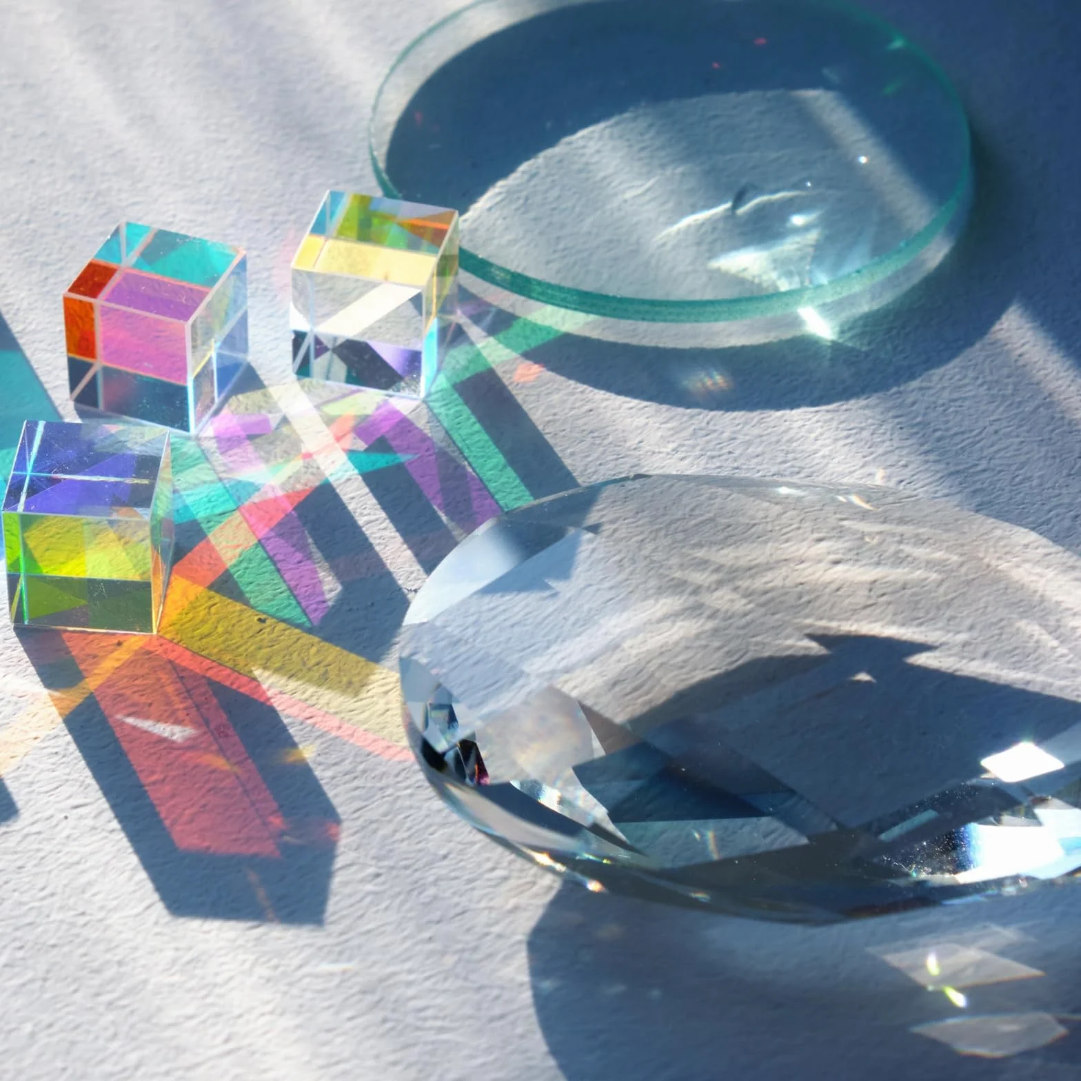 PATIKIL Lente doble convexa, 100-100 mm de longitud focal de 40 mm de diámetro, lente telescópica de aumento de vidrio redondo, juego de prueba de borde de tierra para óptica de clase de física de