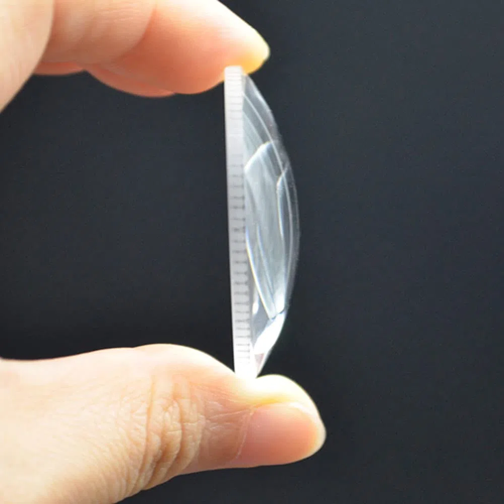 Lupa de cristal óptico K9, diámetro de 15mm, 26mm, 30mm, 32mm, 38mm, 40mm, 42mm, 50mm, 52mm, 55mm, 60mm, 70mm, lente convexa Plano for lámpara LED de alta potencia, 1 ud. ( Size : D50 F120 C7.8 E2.9 )