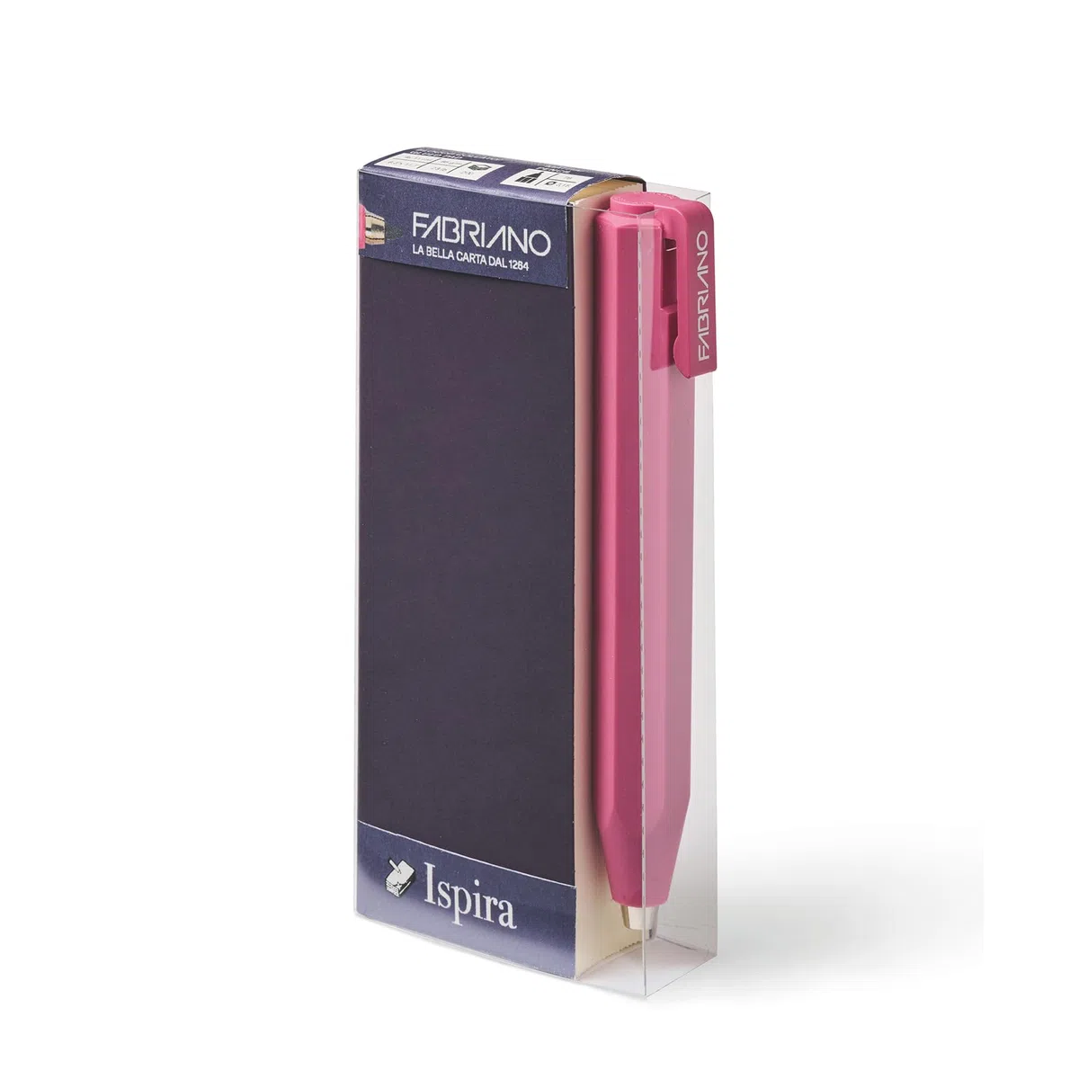 FABRIANO 06803002 - Set de lápices Inspira Shorty con lápiz automático, morado, bloc de notas, bloc de dibujo, set de regalo para estudiantes, artistas y amantes de la escritura