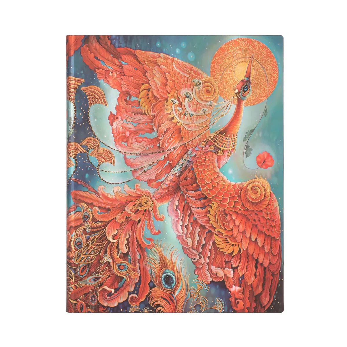Firebird (Birds of Happiness) Ultra Unlined Journal: Flexi softcover, 100 gsm, ribbon marker, memento pouch, book edge printing, no closure