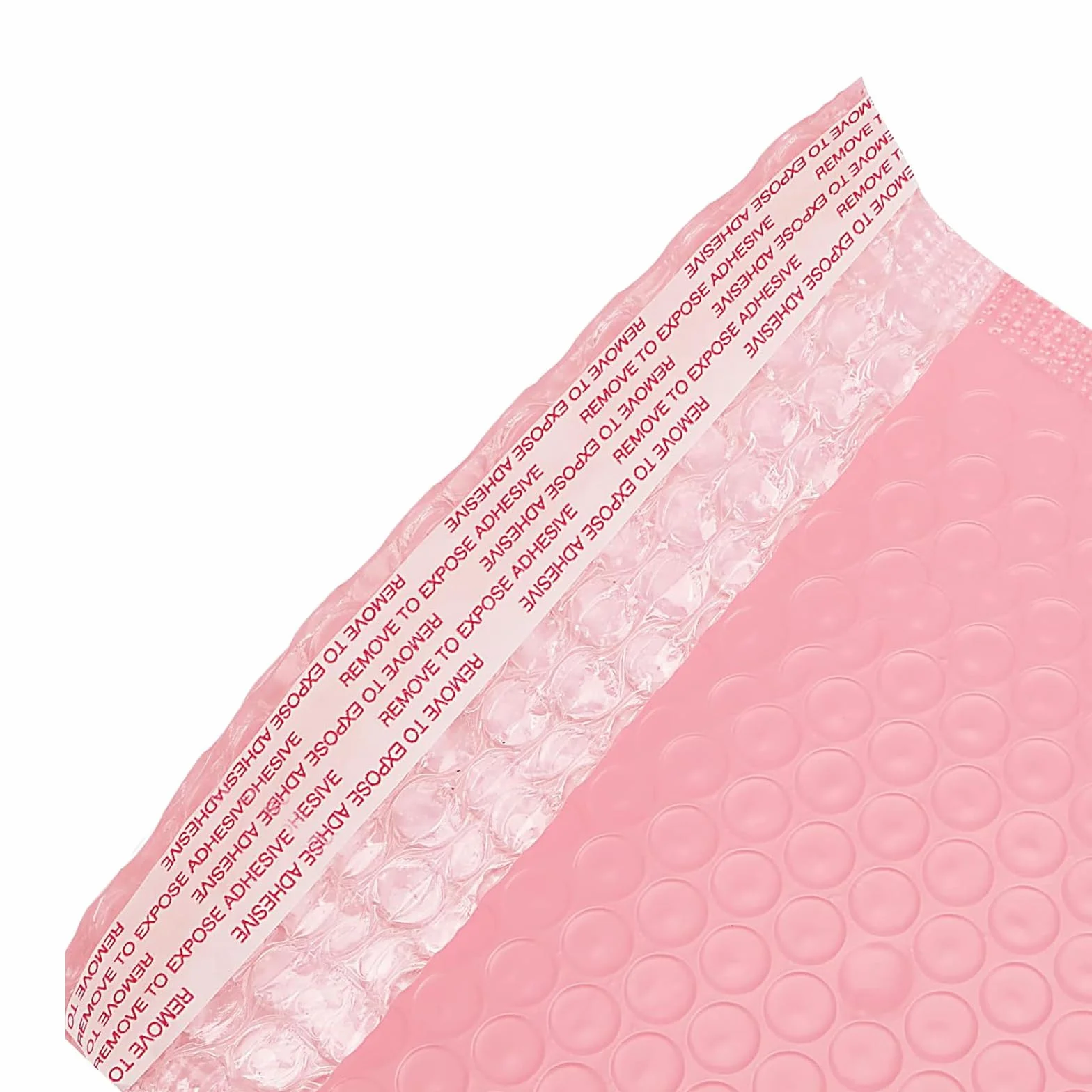 Sobres acolchados de aire A5 rosa 18x23 cm polietileno autoadhesivos 50 unidades