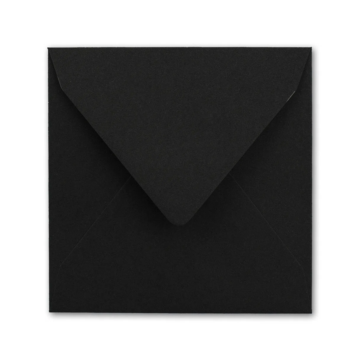 50x Sobres cuadrados en negro - 15,5 x 15,5 cm - sin ventana, con cola húmeda - 110 g/m² - Para tarjetas de invitación a bodas, cumpleaños y más - Serie FarbenFroh