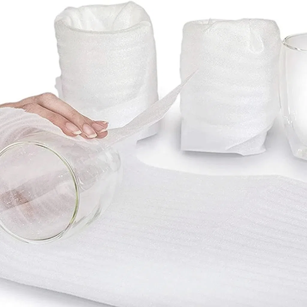 Material De Embalaje Película Protectora De Algodón Perlado EPE Embalaje Exprés Ligero Suave Resistente 1 Mm De Espesor, For Suministros En Movimiento Embalaje Protector De Película Suministros For Fi