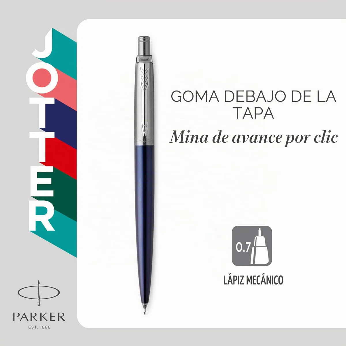 Parker Jotter Originals set de regalo Trio | Bolígrafo de punta de bolabolígrafo de gel y portaminas | Hecho con un 55% de materiales reciclados* | Regalo de graduación perfecto y el colegio