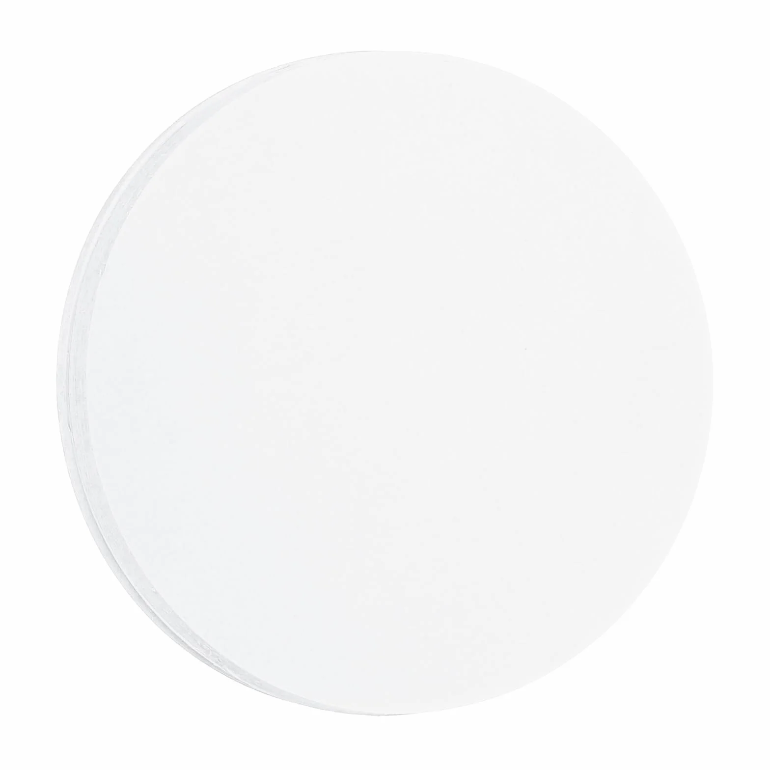 QUARKZMAN 60 Piezas Círculos Blancos Recortados en Papel, 6" Diámetro 200gsm/75lb Cartulina de Círculo para Manualidades Decoración de Tablón de Anuncios de Aula