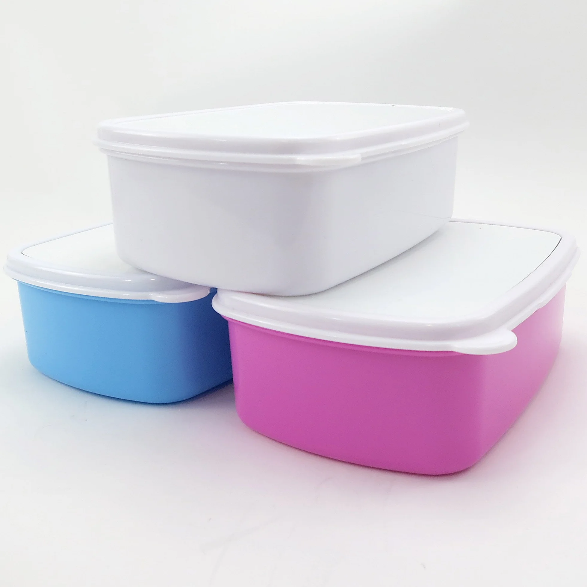 LolaPix Caja merienda infantil. Regalos personalizados. Caja merienda con foto. Apta para microondas y libre de BPA, filatos y metales pesados. COLOR BLANCO