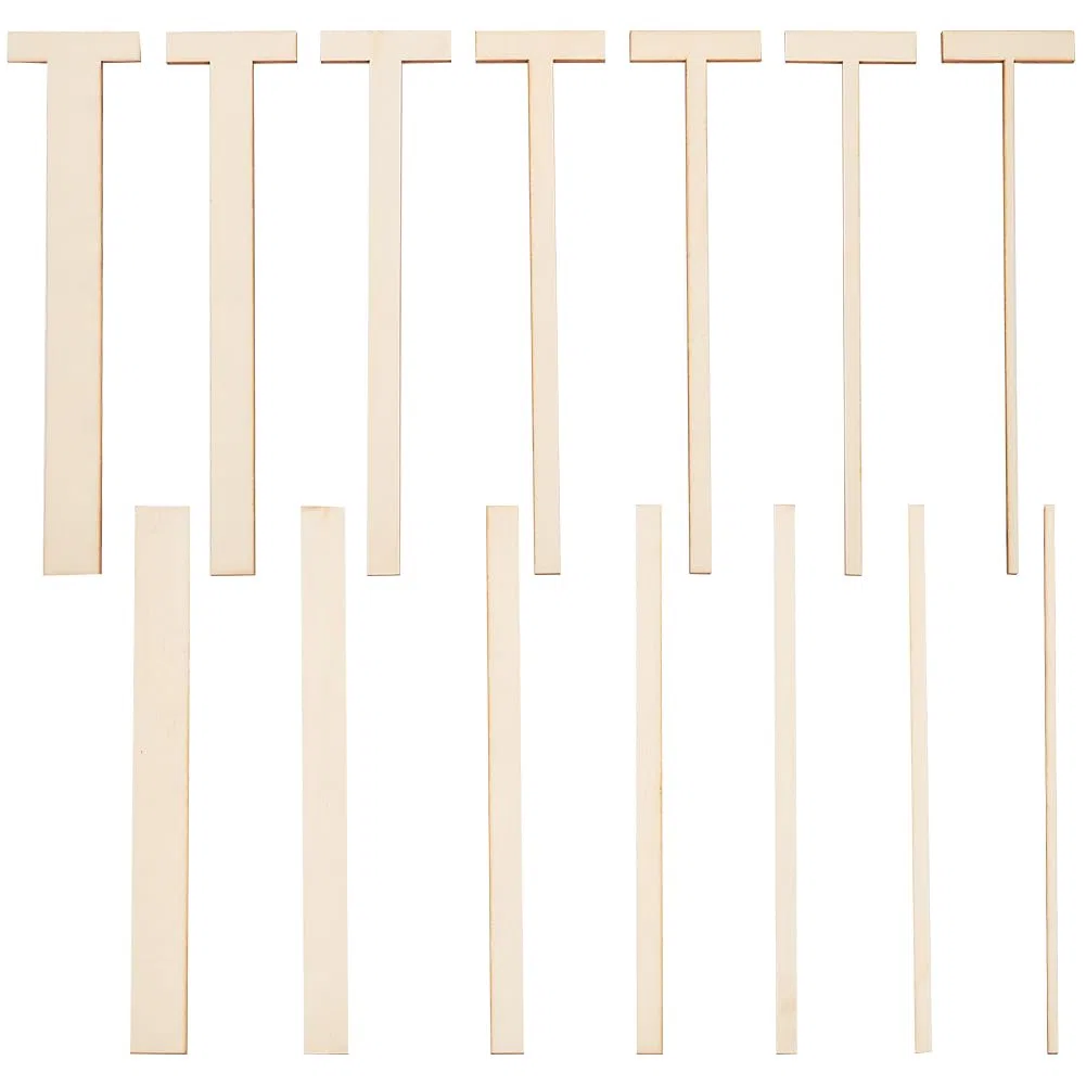 BENECREAT 14 herramientas de encuadernación de madera, herramientas de mano de madera, bordes largos y en forma de T y rectos, para libros con lomo, construcción de doble cubierta, portadas de álbumes
