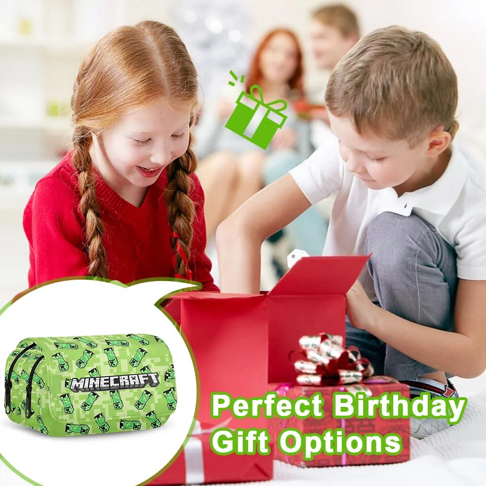 Estuche para lápices, Estuche Escolar Grande Capacidad Caso de lápiz para Niños y Niñas, Estuche para Lápices Portable Estuche Organizador para Niña Niños -C