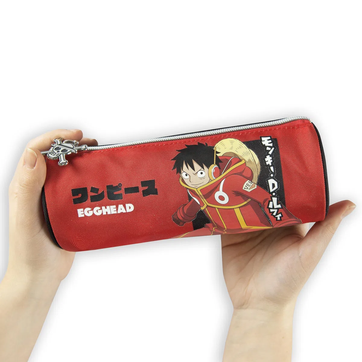 Franco Cosimo Panini One Piece Estuche cilíndrico, Rojo, 8 x 22 x 8 cm, Informal