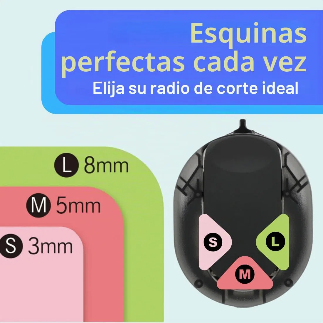SUN-STAR Cortaesquinas Rondeador Kadomaru PRO NEO Negro