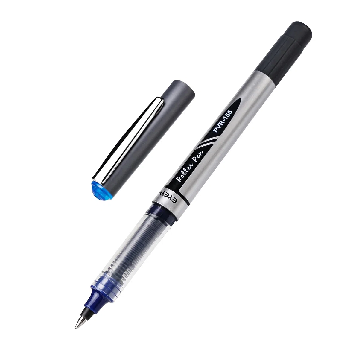 EYEYE Bolígrafos de tinta líquida Azul, 25pcs Bolígrafo Roller de Secado Rápido de Tinta, secado rápido para escribir, Escritura Suave para Oficina, Hogar, Empresa, Escuela 0.7mm