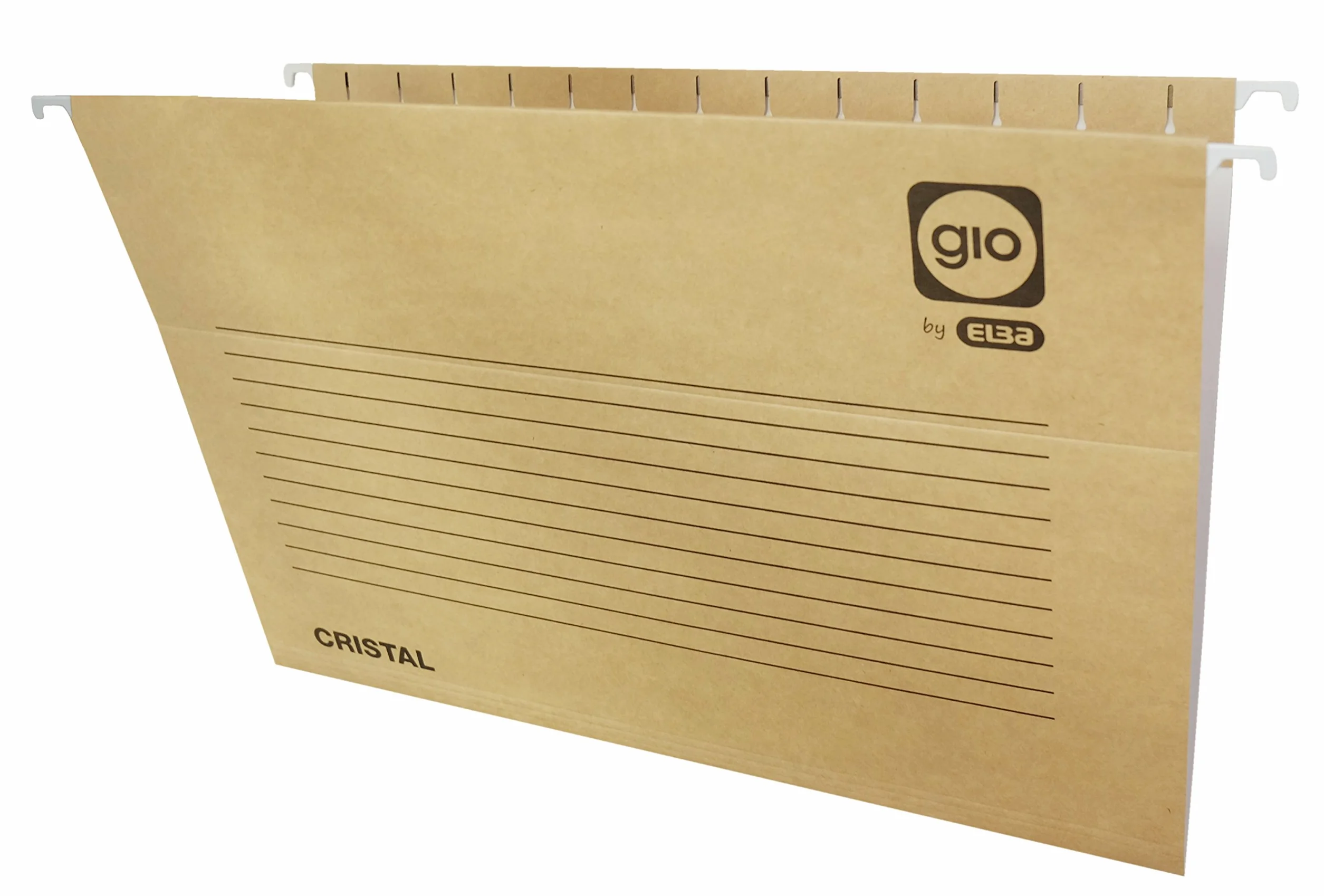 Elba Gio 400021952 - Caja de 25 carpetas colgantes para cajón, Fº, bicolor